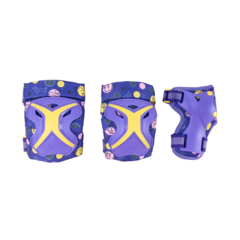 Набор защиты Tech Team Safe Fit Kids 3.0 Purple (Фиолетовый) Размер M