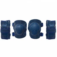 Набор защиты Tech Team Safety line 100, цвет темно-синий (размер M)