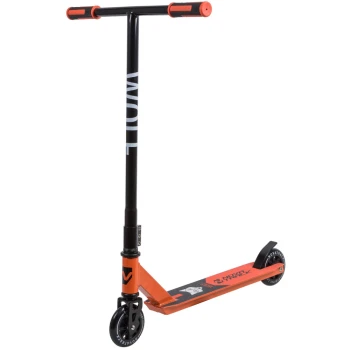 Трюковый самокат Novatrack WOLF 20 черно-оранжевый